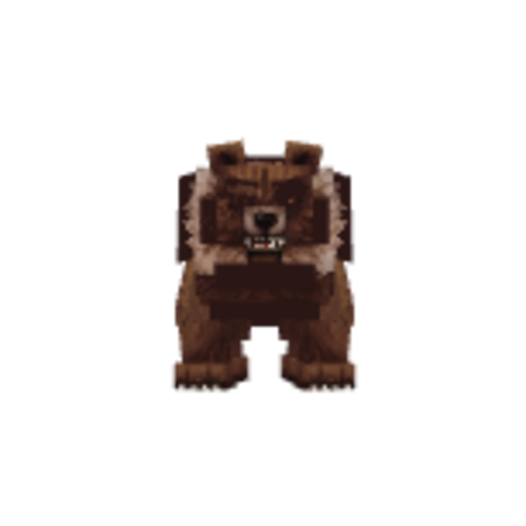 Vista del modelo Bear_Grizzly de Hytale