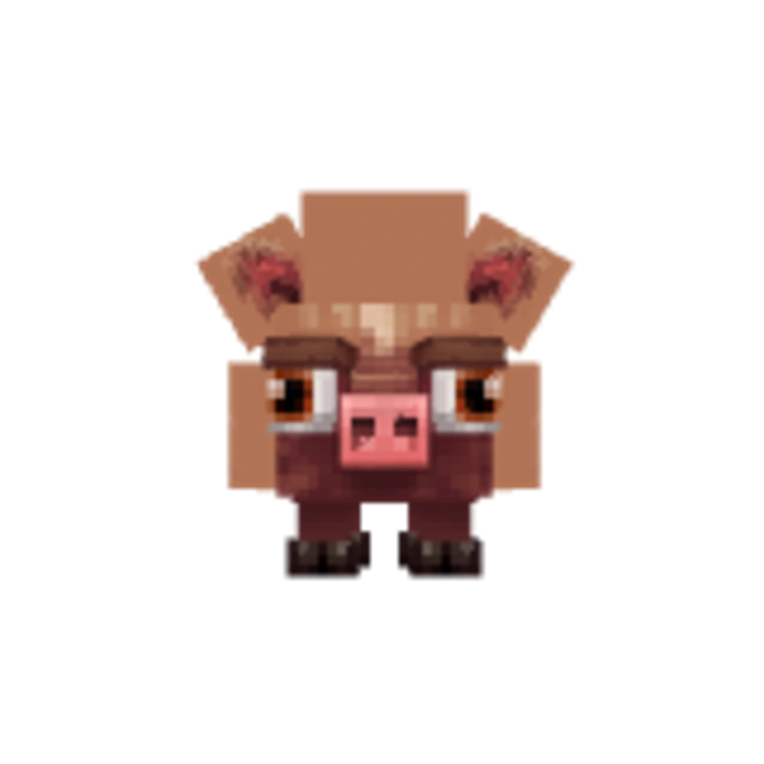 Vista del modelo Boar_Piglet de Hytale