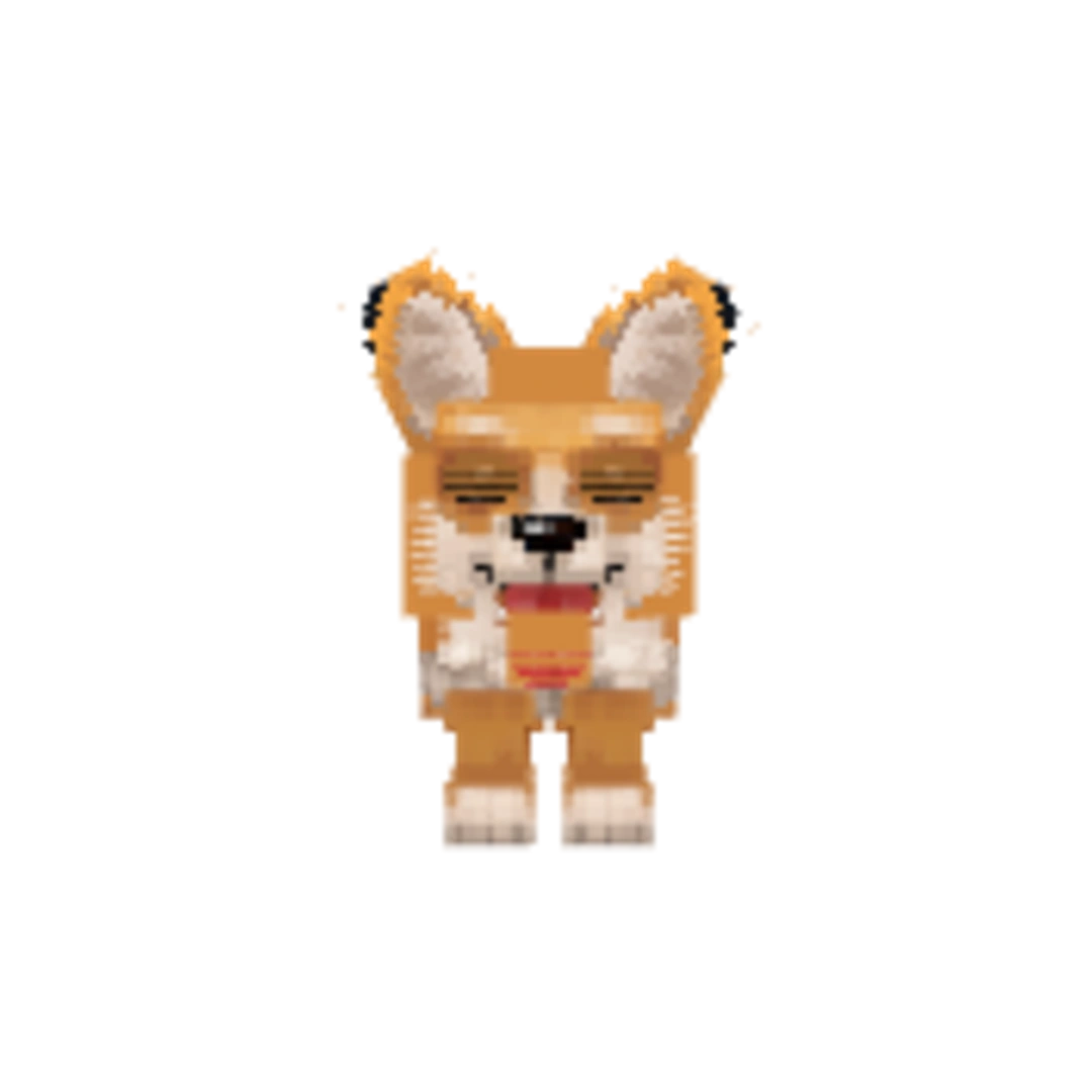 Vista del modelo Corgi-Model_Stampy de Hytale