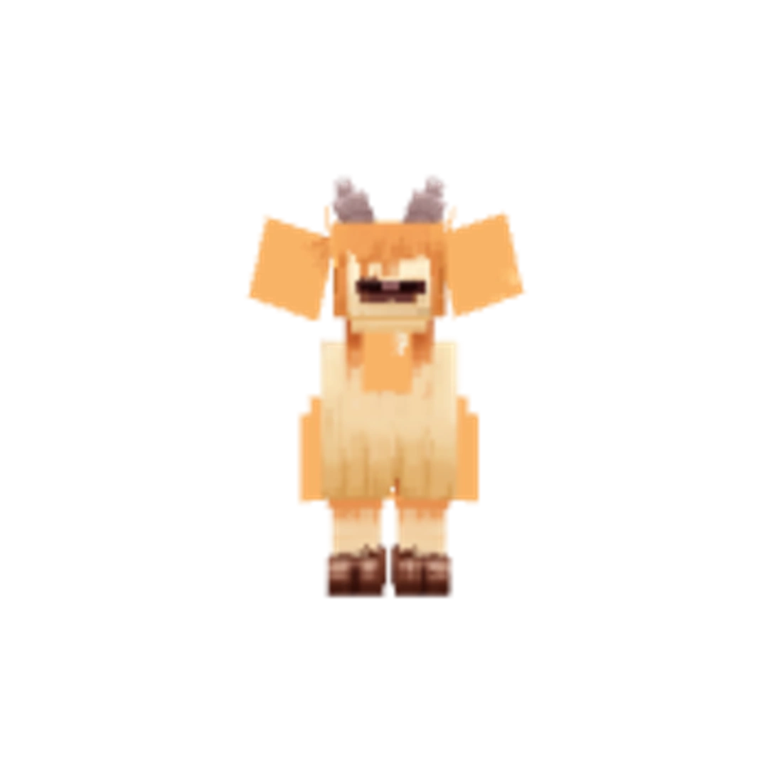 Vista del modelo Goat_Kid de Hytale