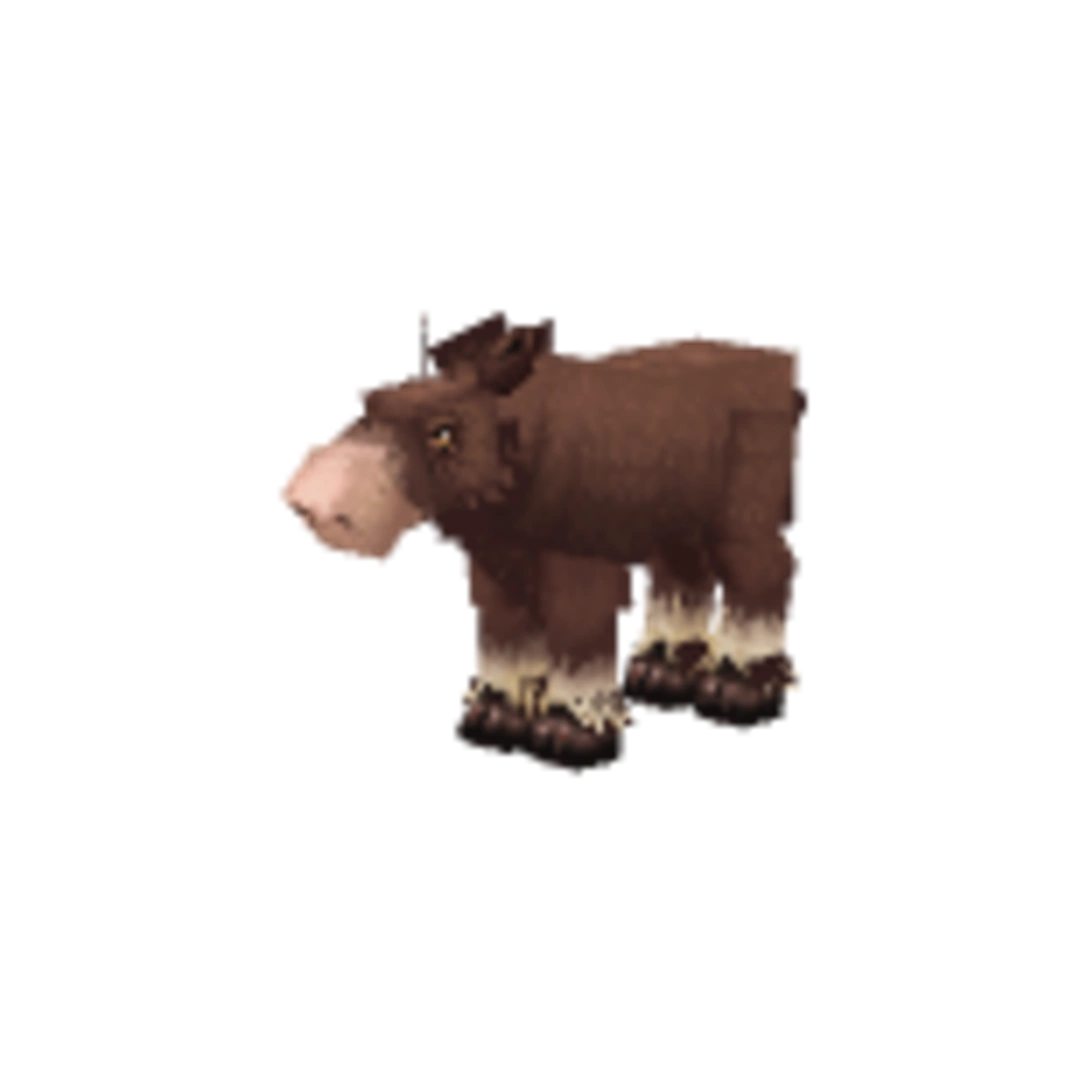 Modelo 3D de Moose-Model_Bull