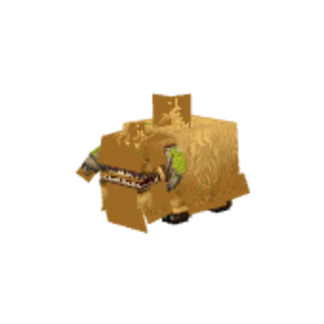 Modelo 3D de Mosshorn-Plain_Texture