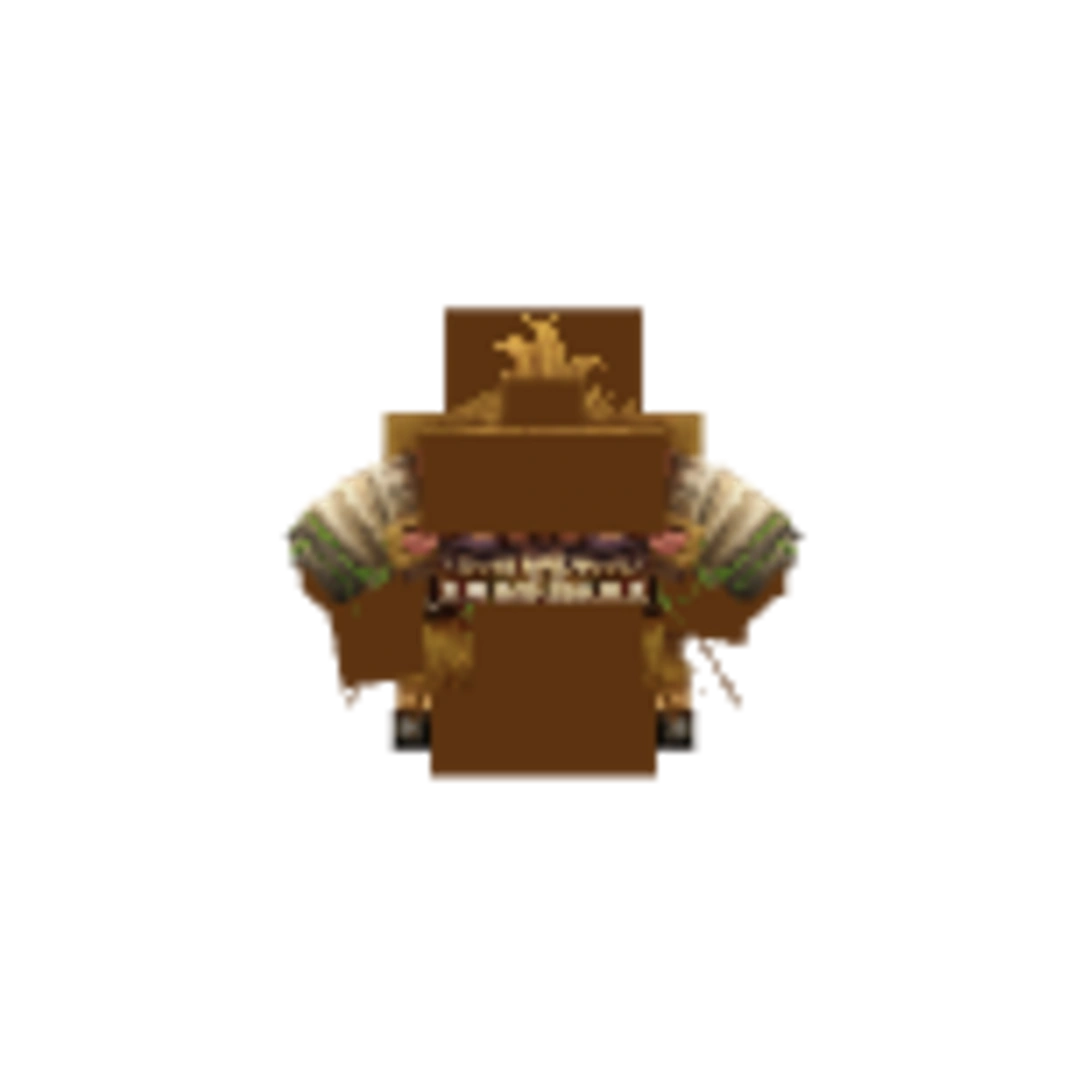 Vista del modelo Mosshorn de Hytale