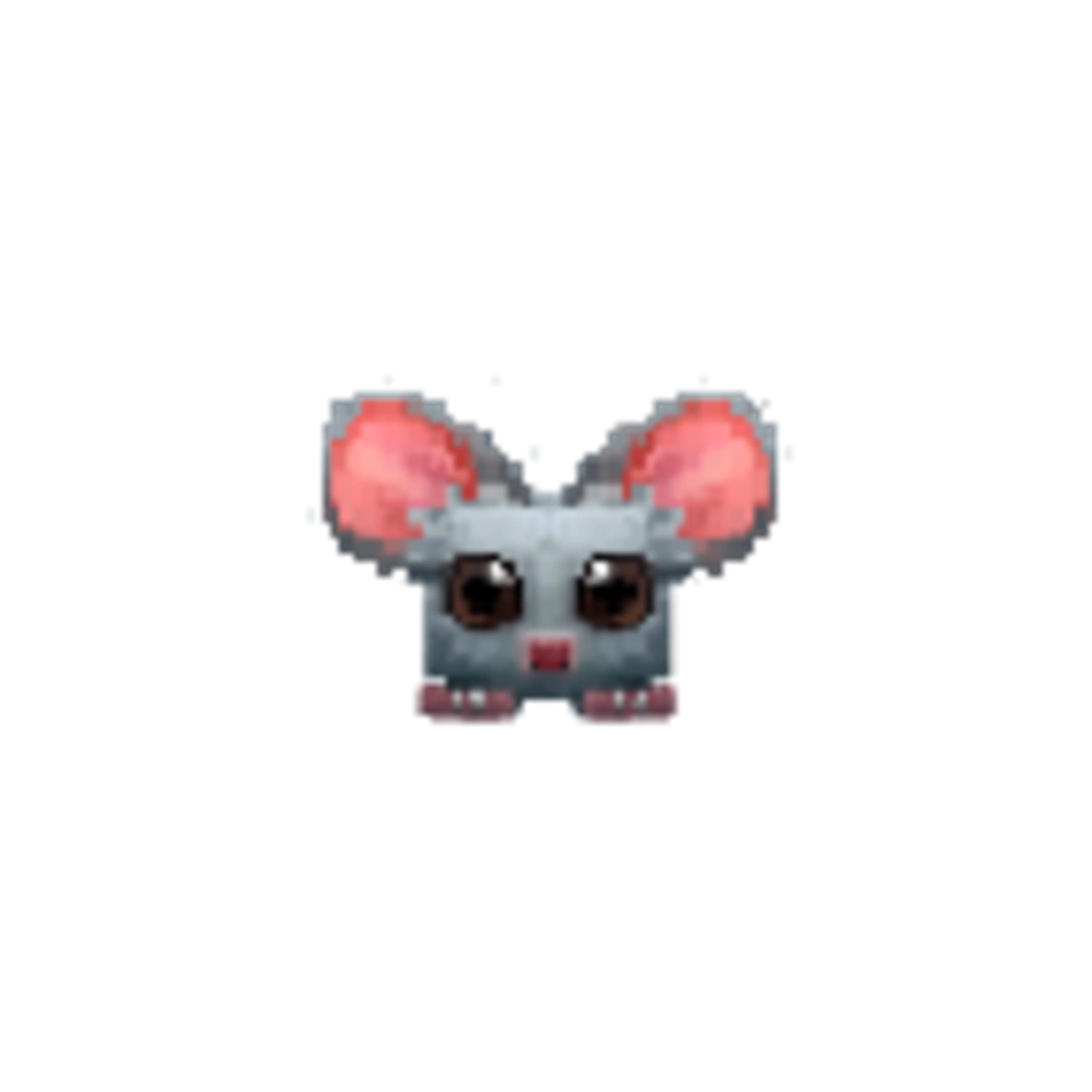 Vista del modelo Mouse de Hytale