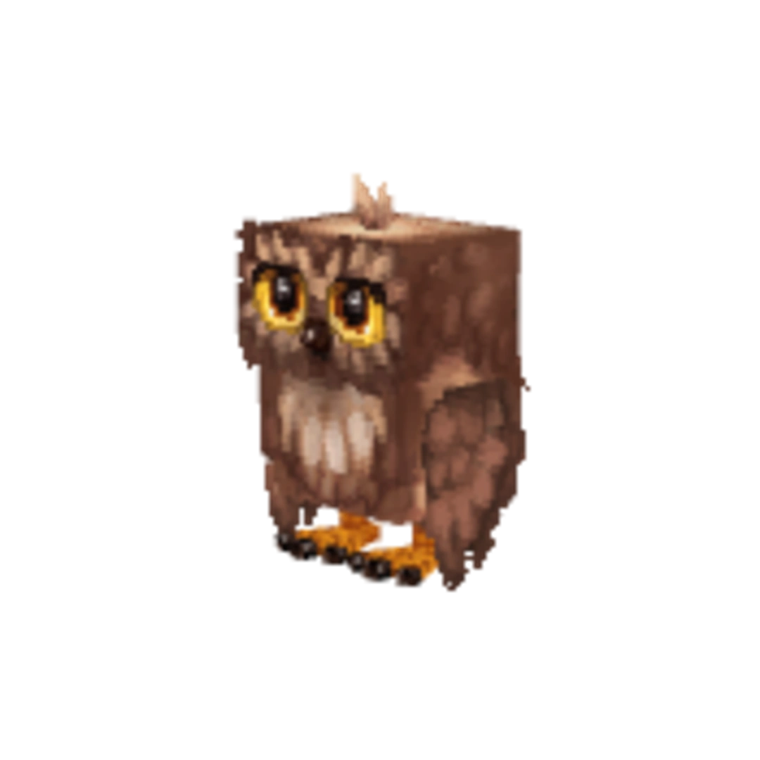 Modelo 3D de Owl-Model_Brown