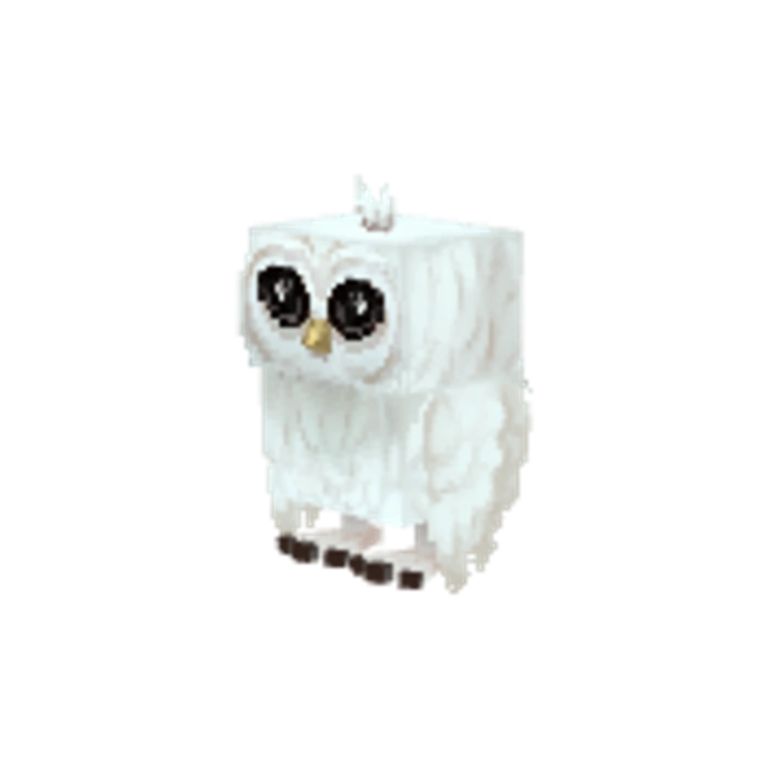 Modelo 3D de Owl-Model_Snow