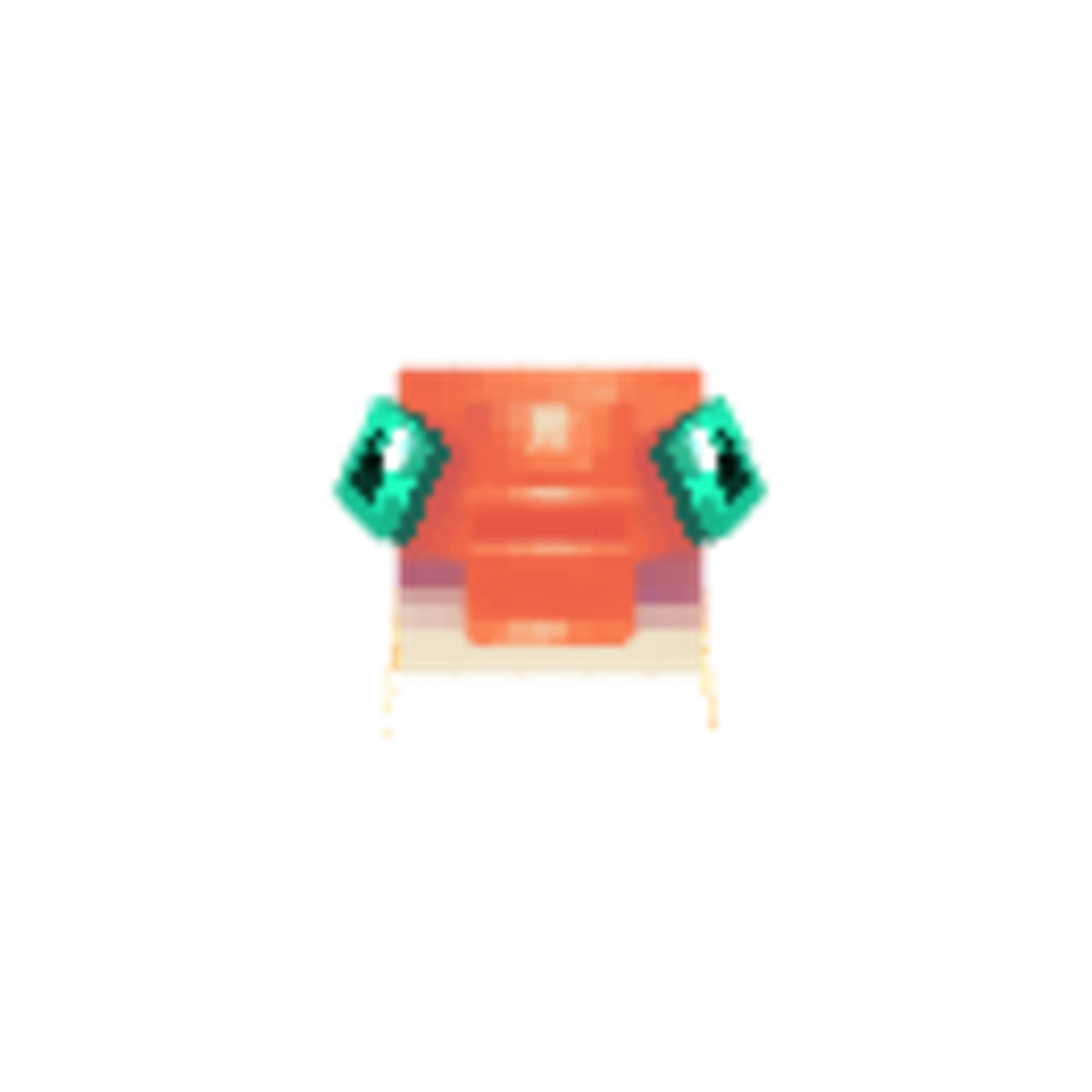 Vista del modelo Pufferfish-Peach de Hytale