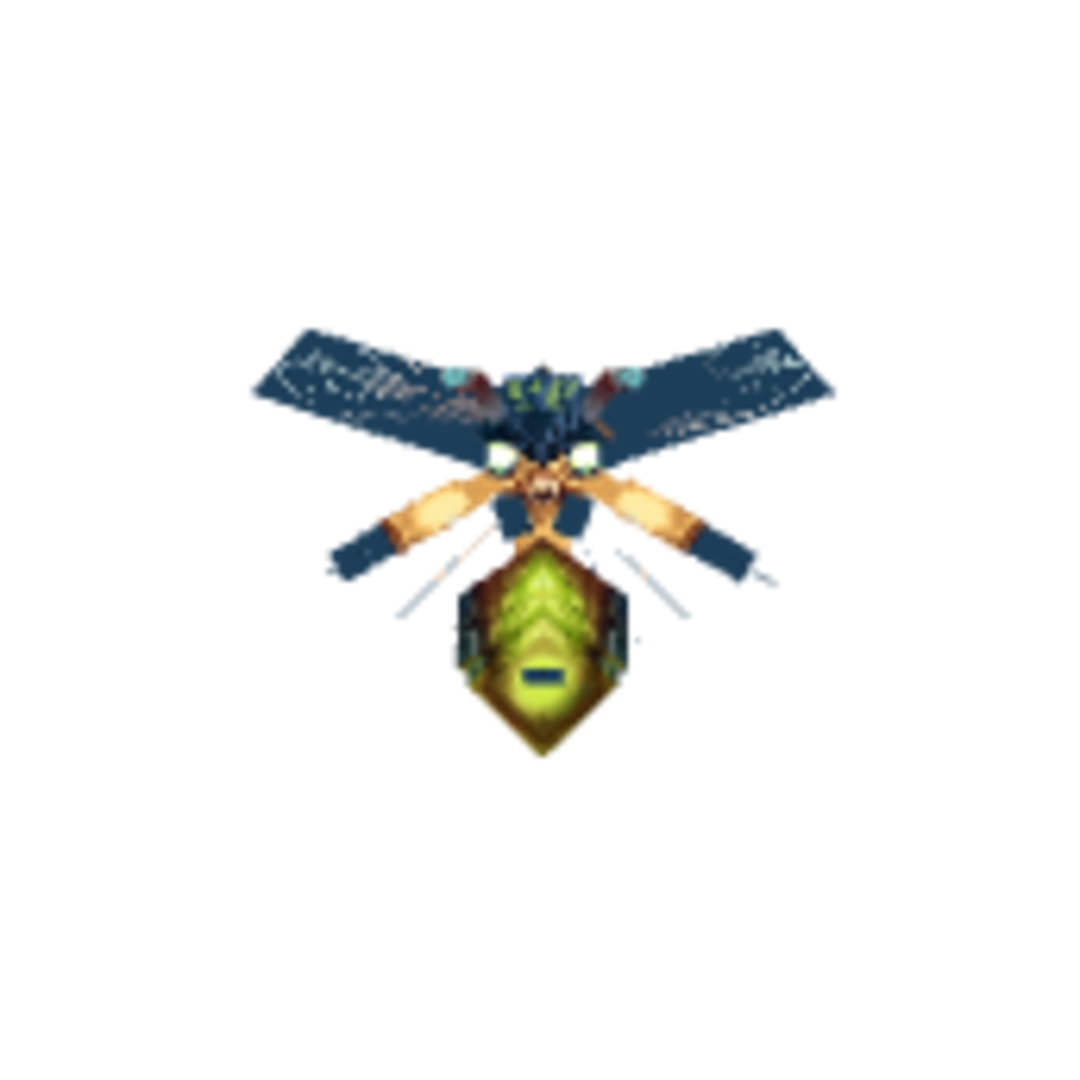 Vista del modelo Scarak_Seeker-Model_Alien de Hytale