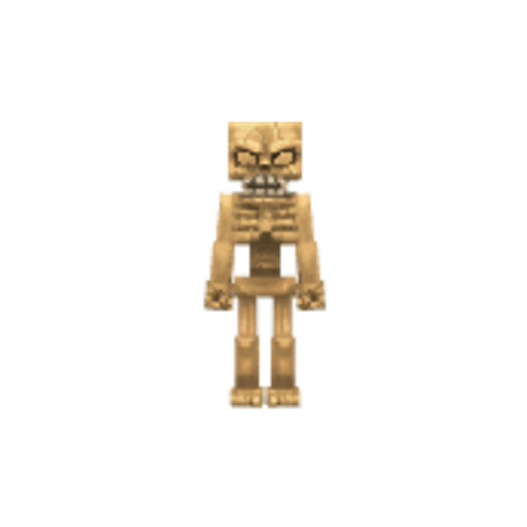 Vista del modelo Skeleton-Sand de Hytale