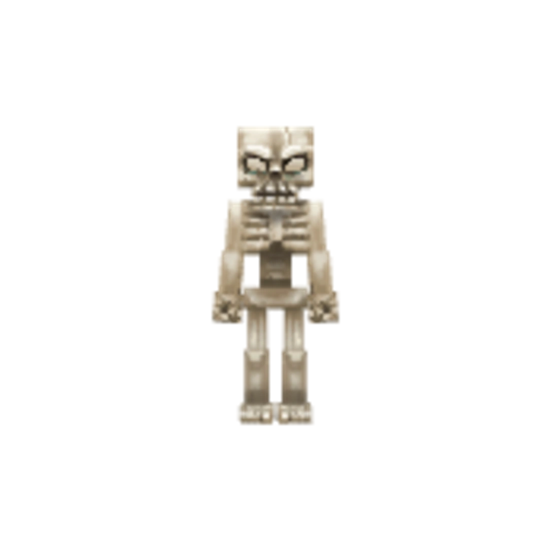 Vista del modelo Skeleton-White de Hytale