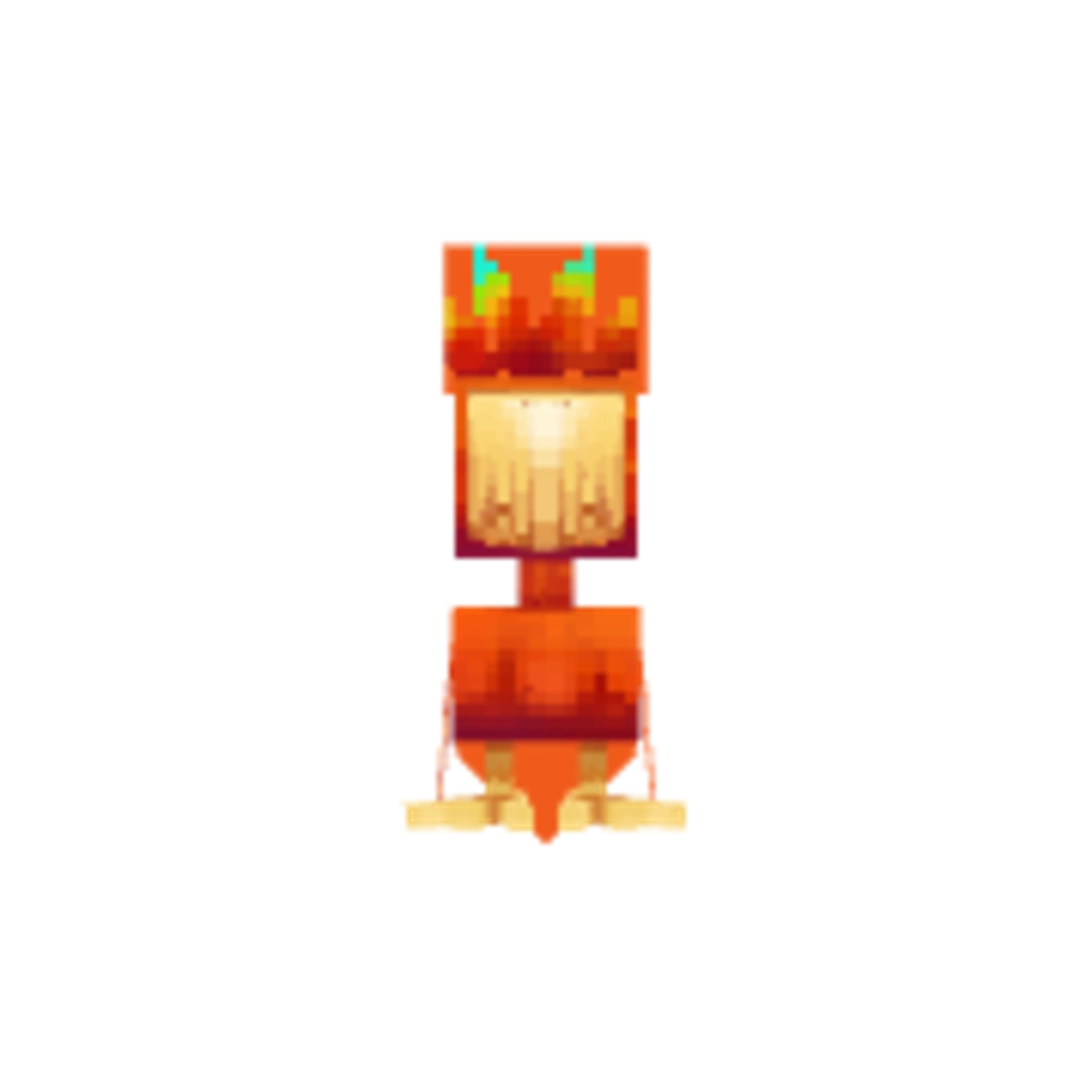 Vista del modelo Skrill_Chick de Hytale